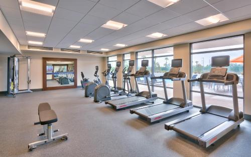 Fitness centrum a/nebo fitness zařízení v ubytování Hampton Inn & Suites Anaheim Resort Convention Center