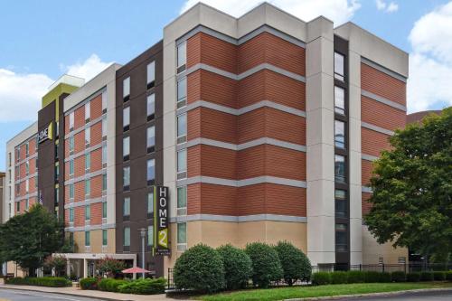 a rendering of the front of a building at Home2 Suites by Hilton Nashville Vanderbilt, TN in Nashville
