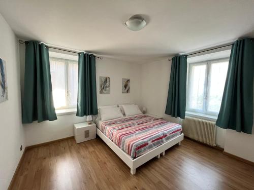 Cama o camas de una habitación en Villa Pruner