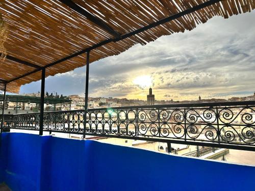 Balkón nebo terasa v ubytování Riad Blue Oasis