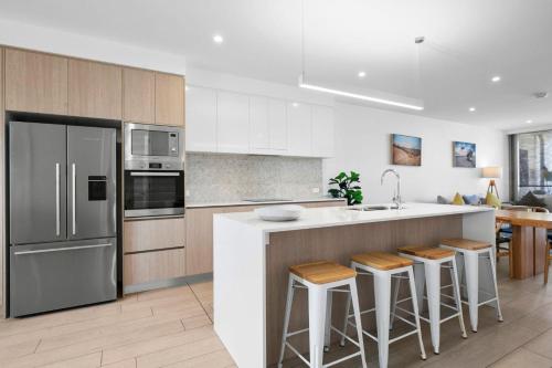 Dapur atau dapur kecil di Unit 506 Drift