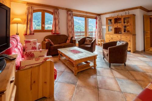 Χώρος καθιστικού στο Cristal 2 Meribel Centre 200m from the ski pistes