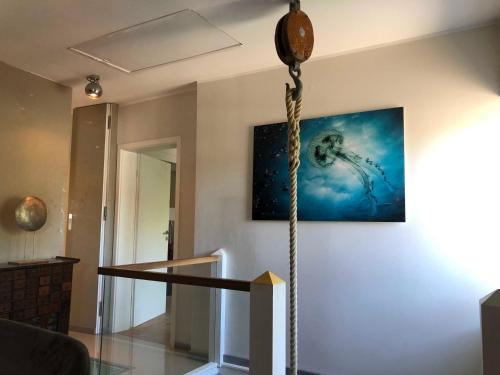Televisyen dan/atau pusat hiburan di Exklusives Nordic Lighthouse