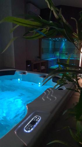 Bazén v ubytování Luxury wellness apartment SHA nebo v jeho okolí