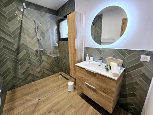 Kúpeľňa v ubytovaní Résidence Villas Chléa