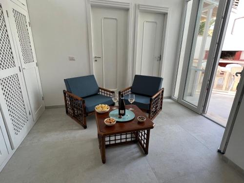 Χώρος καθιστικού στο Casa Flavia