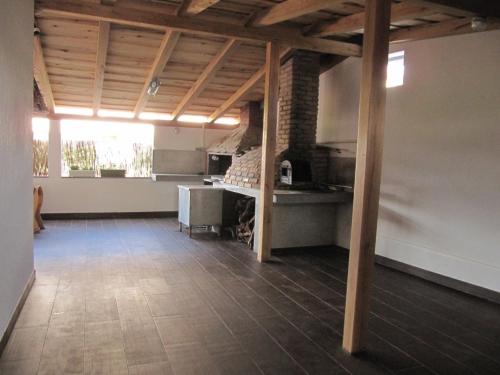 a large room with a kitchen with wooden ceilings at Studio apartment in Sucuraj with sea view, balcony, air conditioning, WiFi 3560-4 in Sućuraj