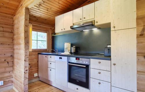 Kuchyň nebo kuchyňský kout v ubytování Werrapark Resort Ferienhäuser Am Sommerberg Premium