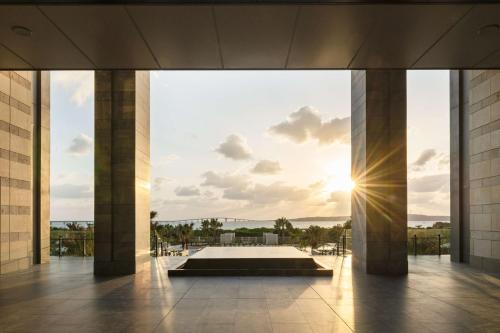 a view from the lobby of a building at Hilton Okinawa Miyako Island Resort in Miyako-jima