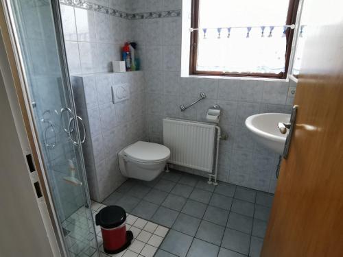 Phòng tắm tại Ferienwohnung Sporn