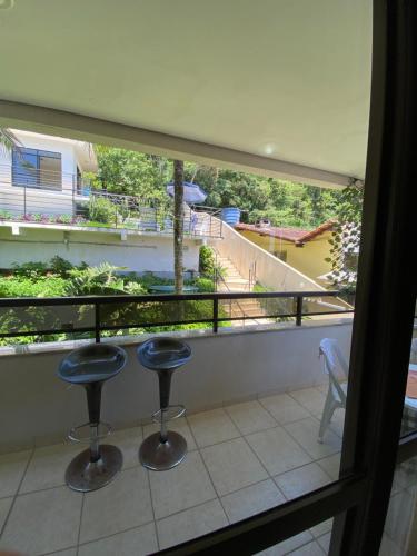 Un balcon sau o terasă la Apartamento em Florianópolis