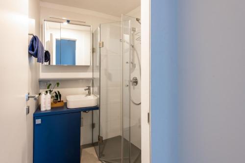 Η κουζίνα ή μικρή κουζίνα στο Casa Azul alla Cala by Wonderful Italy