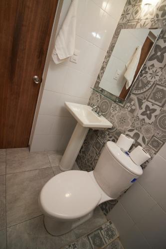 Ένα μπάνιο στο Hotel Casa Ceci Inn