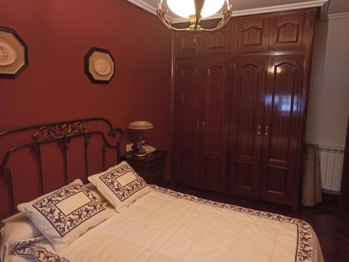 Tempat tidur dalam kamar di Casa Pallas