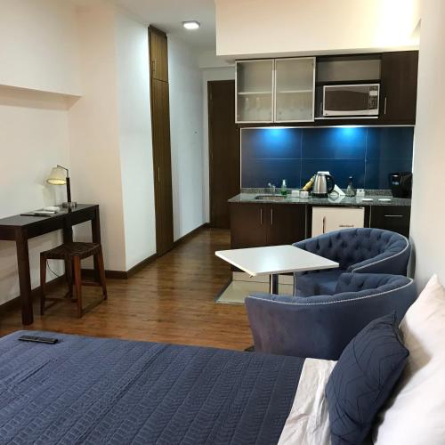 Dapur atau dapur kecil di Departamento BLUE