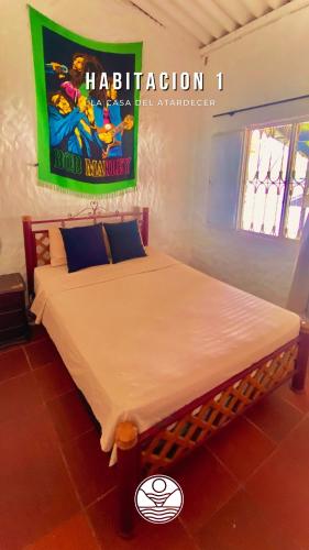 Tana - Casa & Cabaña de Montaña y Lagoにあるベッド