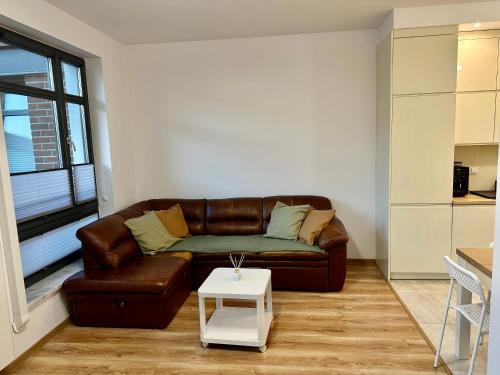 Χώρος καθιστικού στο 2-bedroom Apartament Warszawa Praga