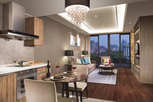 Dapur atau dapur kecil di Ascott Heng Shan Shanghai