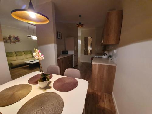 Istumisnurk majutusasutuses Apartament Rzeszów Solinska