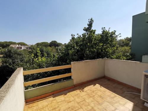 a view from the balcony of a house at Santa Luria Casa dolce Casa in Santa Luria