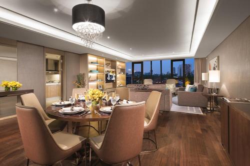 Ruang duduk di Ascott Heng Shan Shanghai