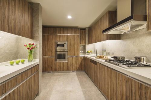 Dapur atau dapur kecil di Ascott Heng Shan Shanghai
