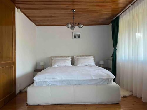 Cama o camas de una habitación en Vila Tequila Sinaia