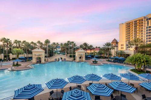 Πισίνα στο ή κοντά στο Hilton Grand Vacations Club Parc Soleil Orlando