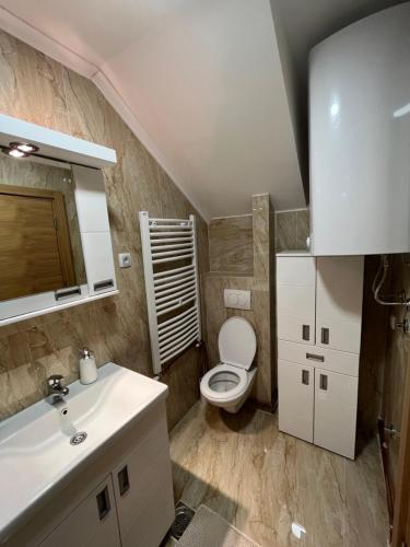 Un baño de Apartmani Ristanović