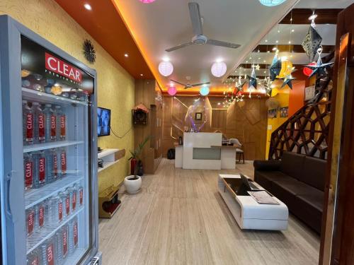Posezení v ubytování Hotel Prabhat