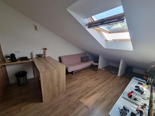 Posezení v ubytování Geek Apartment