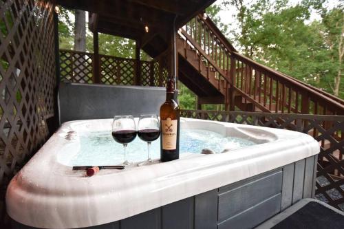 Nápoje v ubytování Hot Tub - Fire Pit - Pool Table - Pet Friendly - Good Times