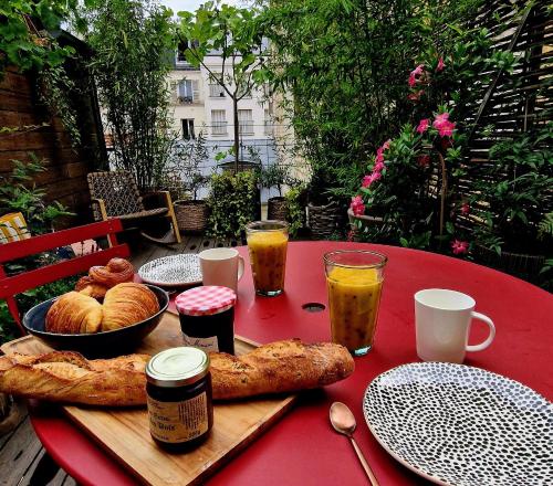 Rooftop garden in Paris