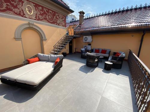 Posezení v ubytování Camin Hotel Luino