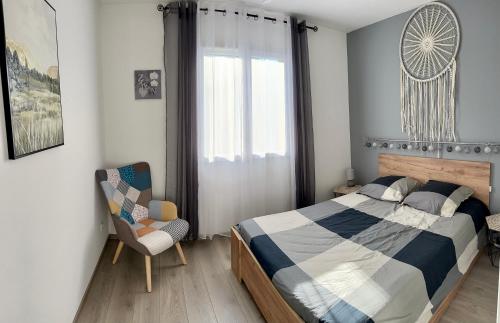Posteľ alebo postele v izbe v ubytovaní Magnifique villa