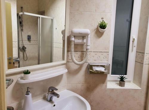 Vonios kambarys apgyvendinimo įstaigoje Premium Palić