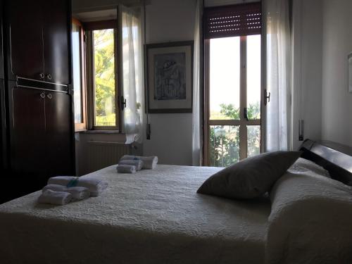เตียงในห้องที่ Casa Vacanza I principini