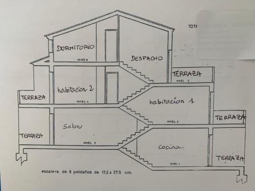 Κάτοψη του BEGUR, maison 3 chambres La Creu 22, vue sur mer