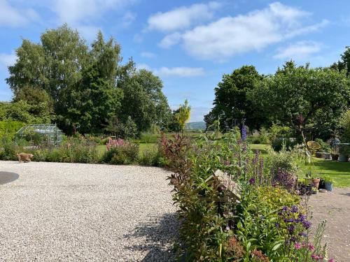 Κήπος έξω από το Little Lodge on the Yorkshire Wolds