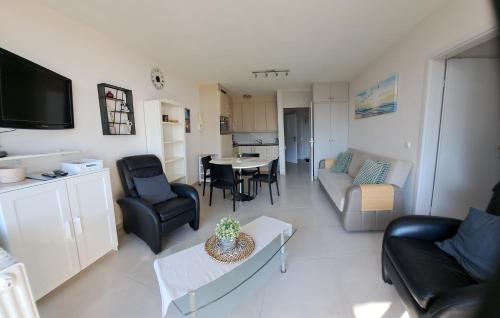 Χώρος καθιστικού στο App KLIF De Panne - top location & sea front !!