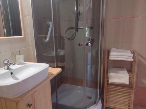 Koupelna v ubytování B&B L'Angolo Divino