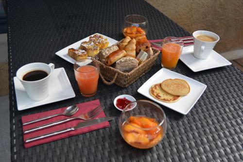 Mad på bed and breakfast-stedet eller i nærheden