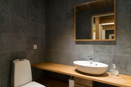 Un baño de Charming log house - Lumous B - Pyhätunturi - Finland