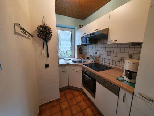 Kuchyň nebo kuchyňský kout v ubytování Haus Angelika