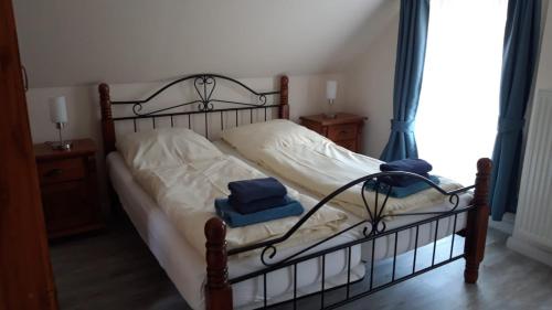 Postel nebo postele na pokoji v ubytování Wohnung Weeto