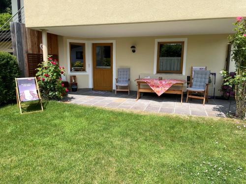 Zahrada ubytování Appartements Rosengarten