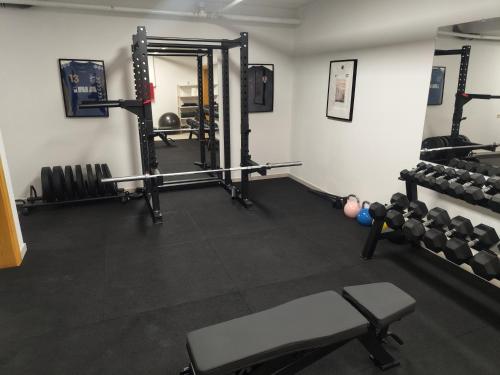 Posilňovňa alebo fitness centrum v ubytovaní Apartments Basilea