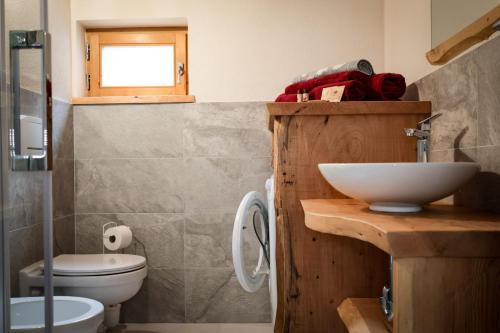 Koupelna v ubytování Casa vacanze Al Stalìin