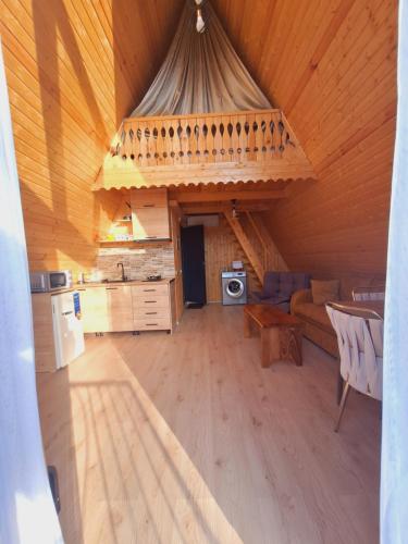 Kuchyň nebo kuchyňský kout v ubytování Paradise cottage