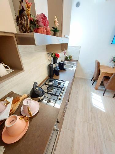 Dapur atau dapur kecil di Piccolo Mondo Verona